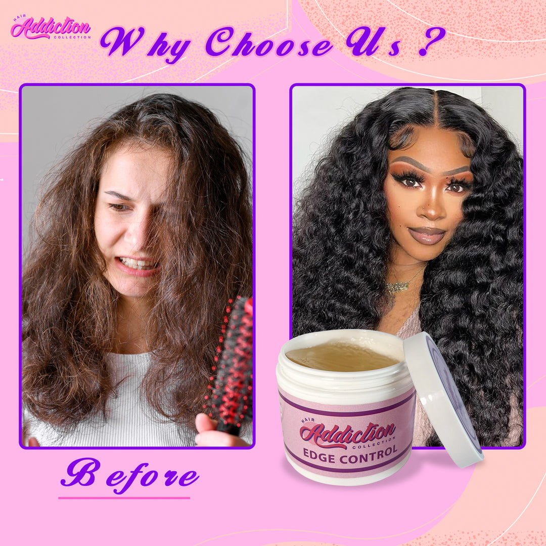 Hair Addiction Collections Edge Control - Strong Hold - No Residue