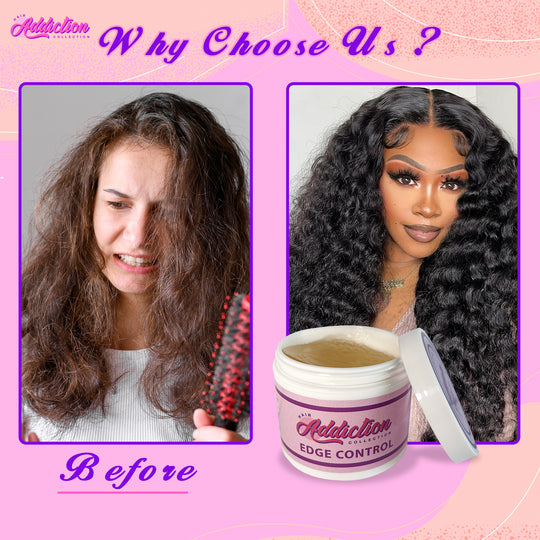 Hair Addiction Collections Edge Control - Strong Hold - No Residue