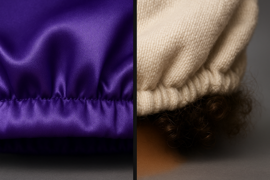 Pack of 3 Kids Satin Bonnet Sleeping Cap for- Toddlers - Soft Silk Night Hat for Baby