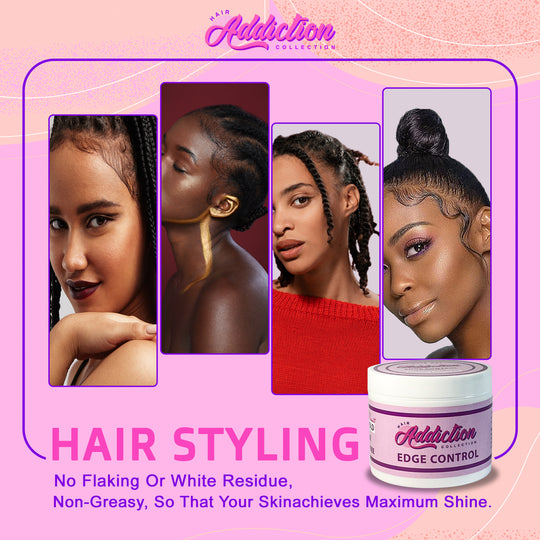 Hair Addiction Collections Edge Control - Strong Hold - No Residue
