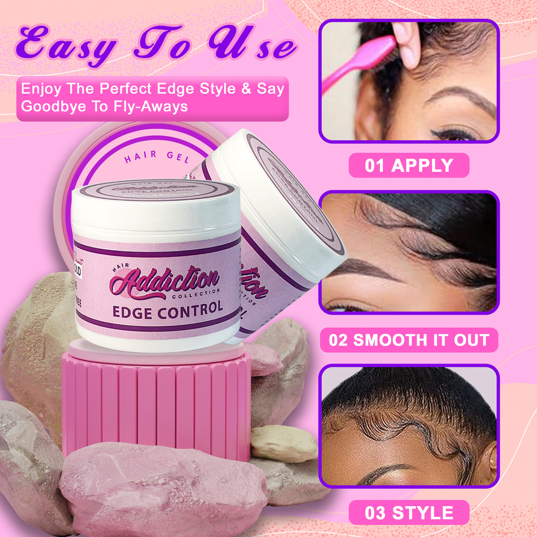 Hair Addiction Collections Edge Control - Strong Hold - No Residue