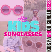 H.A.C Sweet Fresh Versatile Flower Round Sunglasses for Boys/ Girls