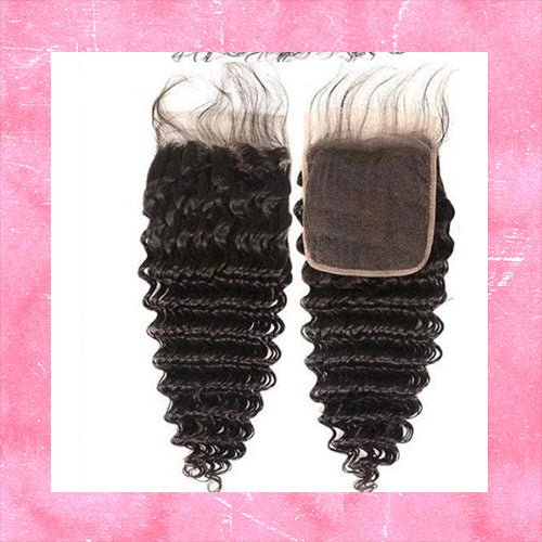 Deep Wave 4x4 Closure, 100% Virgin Human Hair, Natural and Authentic Look - Hair Addiction Collection