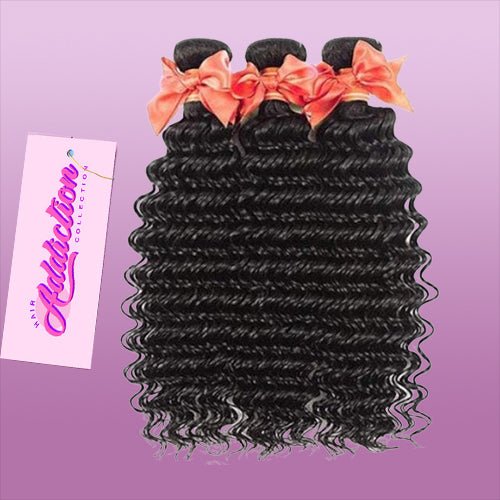 Deepwave Brazilian Virgin Hair Bundle Deal - Luxurious, Natural-Looking Waves - Hair Addiction Collection