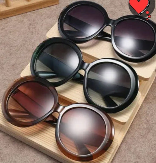 Oversized Round Sunglasses - Comfortable & Stylish Daily Wear