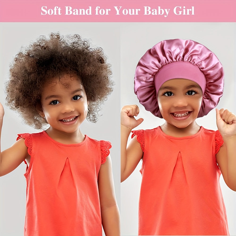 Girls - Wide Brim Sleep & Shower Cap