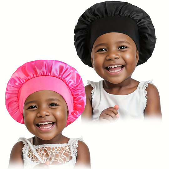 Girls - Wide Brim Sleep & Shower Cap