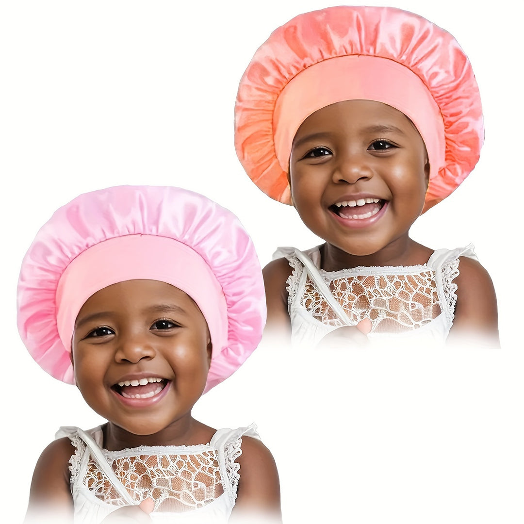 Girls - Wide Brim Sleep & Shower Cap