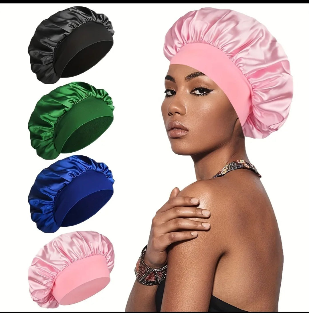 Ultra-Soft Bonnet -Seal Moisture which Boost Shine,Comfort Band - Regular Size