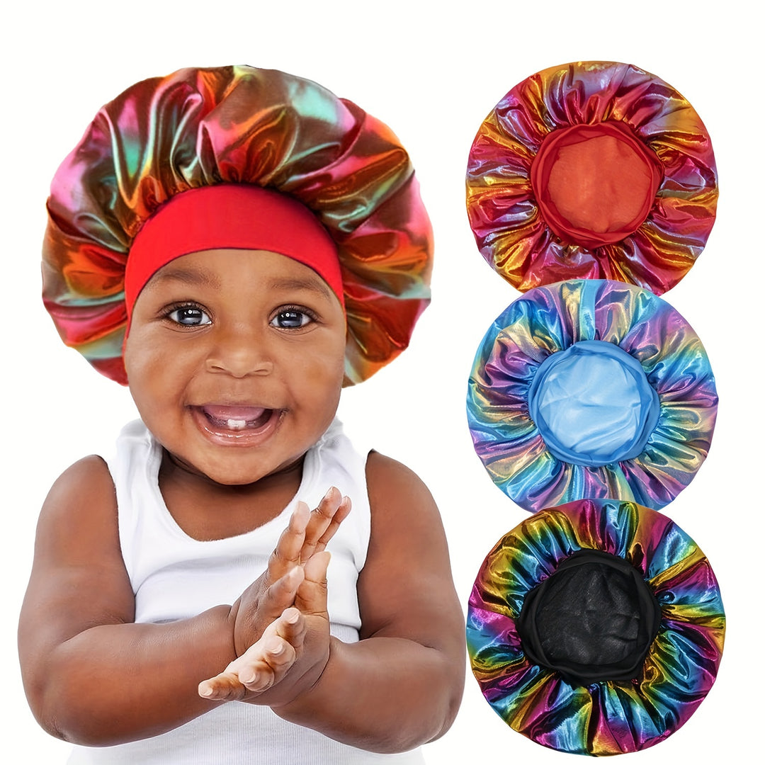 Girls - Wide Brim Sleep & Shower Cap