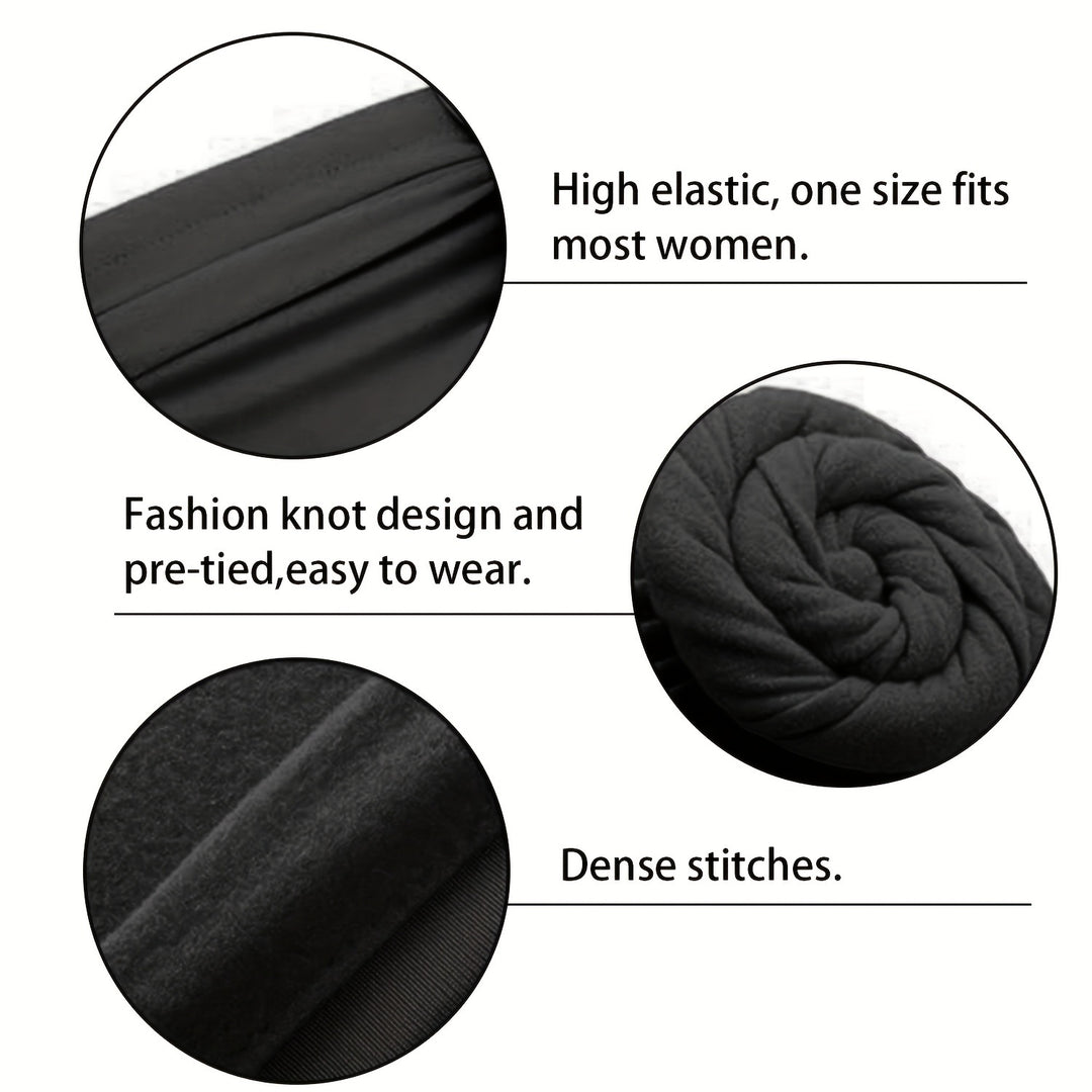 Pre-tied Turban - Stylish Knot Design, Breathable & Comfortable Fabric, Perfect