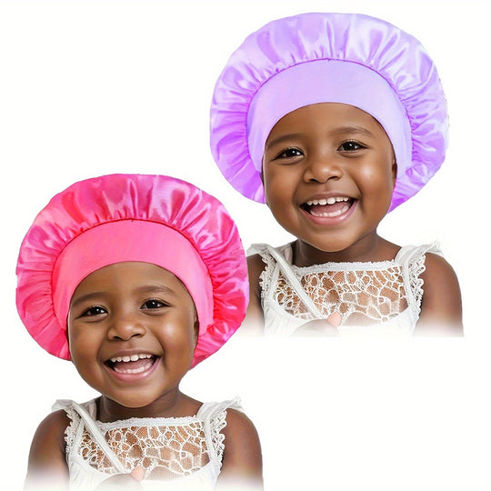 Girls - Wide Brim Sleep & Shower Cap