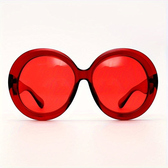 Oversized Round Retro Gradient Anti-Glare Sun Shades