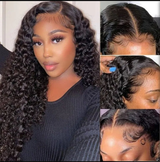 luxurious 13x4 deep wave lace front wig