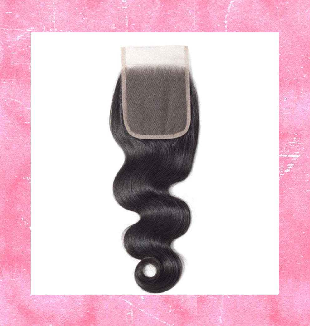 Natural Bodywave 4x4 Virgin Human Hair Closure