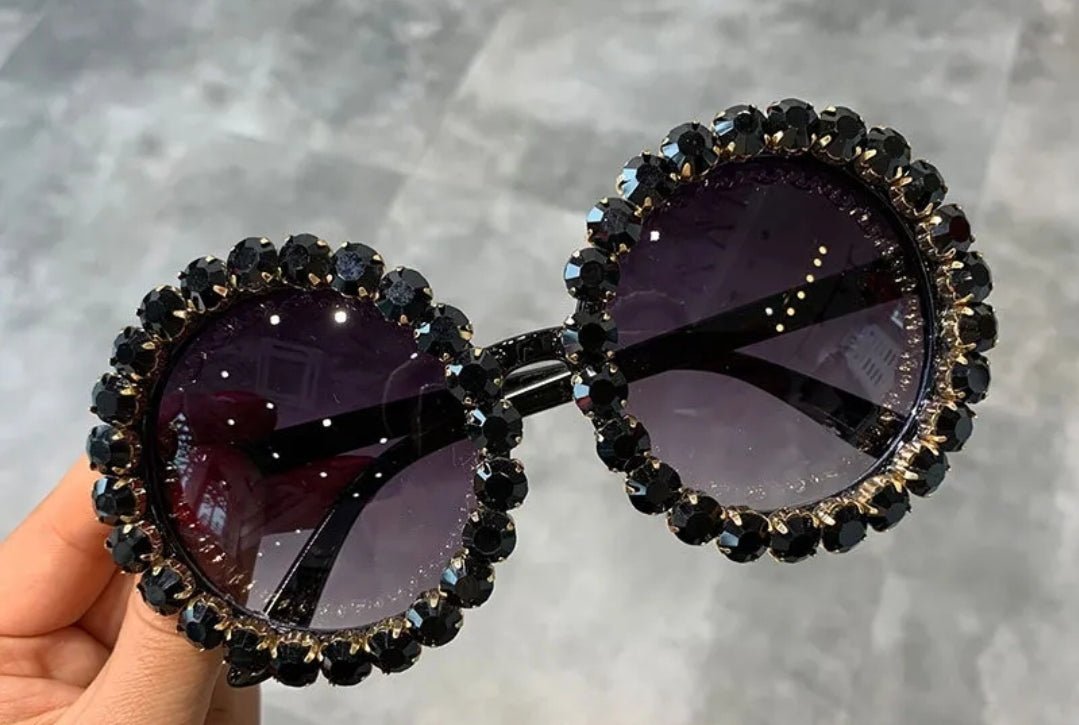 H.A.C. Oversized Round Sunglasses - Comfortable & Stylish Daily Wear with a Unique Twist - Hair Addiction Collection