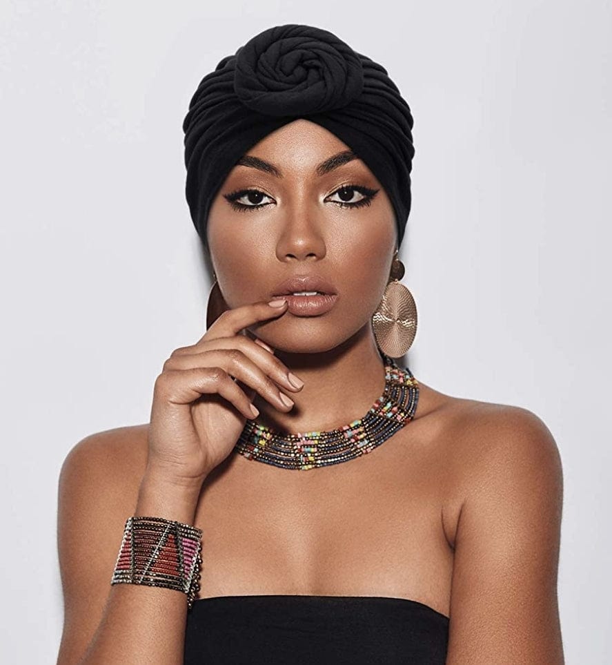 Pre-tied Turban - Stylish Knot Design, Breathable & Comfortable Fabric, Perfect